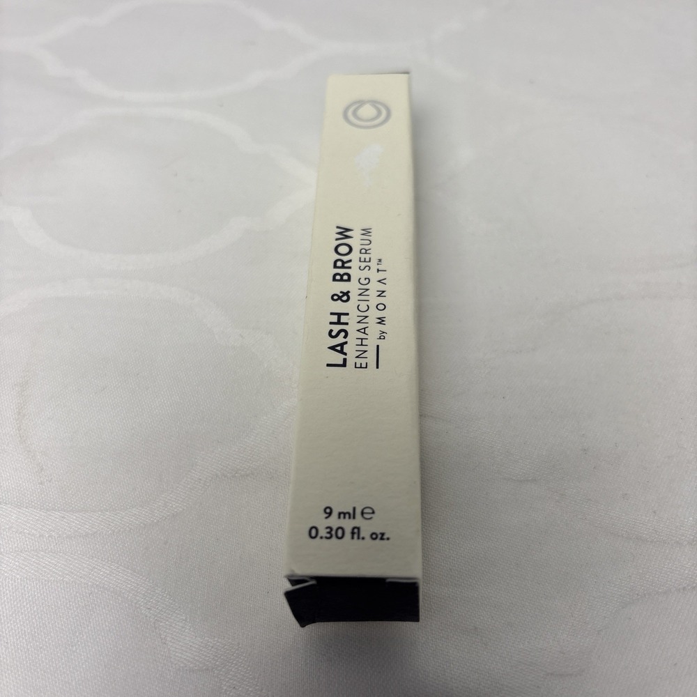 Monat Lash and Brow Enhancing Serum New In Box .30 fl oz. Fuller Healthy Lashes